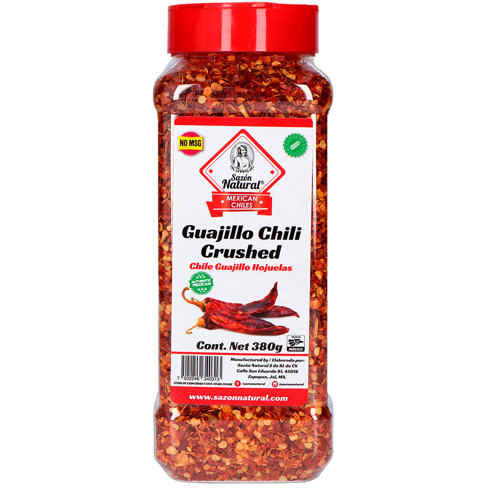 Mexgrocer Europe Sazon Natural Guajillo Flakes 380g Buy now at
